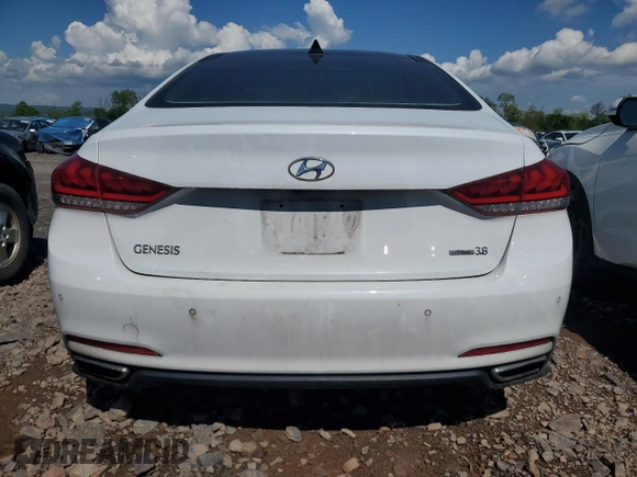 2015 Hyundai Genesis 3.8L z VIN KMHGN4JE3FU029278, wystawiony jako Copart lot #55953995 z przebiegiem 119 763 mil mil oraz Szkoda całkowita • Salvage title. Historia ofert i sprzedaży dostępna na DreamBid. Obrazek 6.