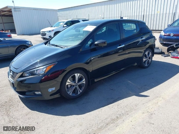 2020 Nissan LEAF SV with VIN 1N4AZ1CP7LC304931, listed as a IAAI auction lot 41720009 with 46,120 mi miles. Bid and sale history available at carsss.com. Image 2.