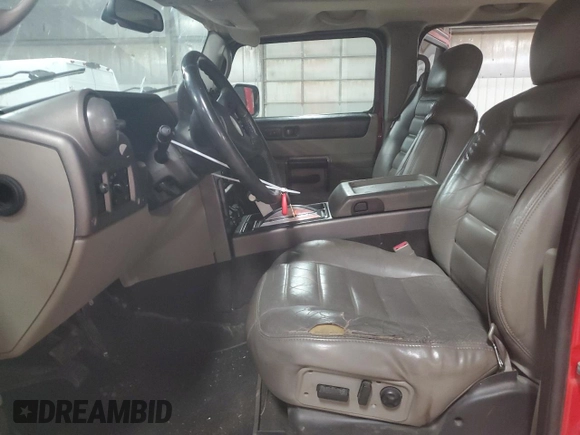 2004 Hummer H2 with VIN 5GRGN23U74H116568, listed as a Copart auction lot 81296154 with 146,517 mi miles and Salvage Title. Bid and sale history available at carsss.com. Image 7.