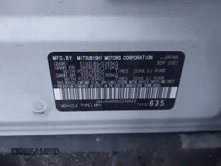 2022 Mitsubishi Outlander SE z VIN JA4J4UA8XNZ034643, wystawiony jako IAAI lot #41214966 z przebiegiem 52 827 mil mil oraz . Historia ofert i sprzedaży dostępna na DreamBid. Obrazek 9.