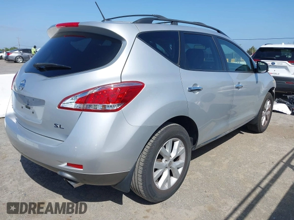 2012 Nissan Murano S with VIN JN8AZ1MU6CW116872, listed as a IAAI auction lot 42107422 with 114,601 mi miles and . Bid and sale history available at DreamBid. Image 4.