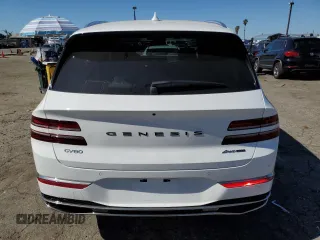 2025 Genesis GV80 Prestige with VIN KMUHEESC1SU250011, listed as a Copart auction lot 46520165 with 2,455 mi miles and Salvage Title. Bid and sale history available at DreamBid. Image 6.