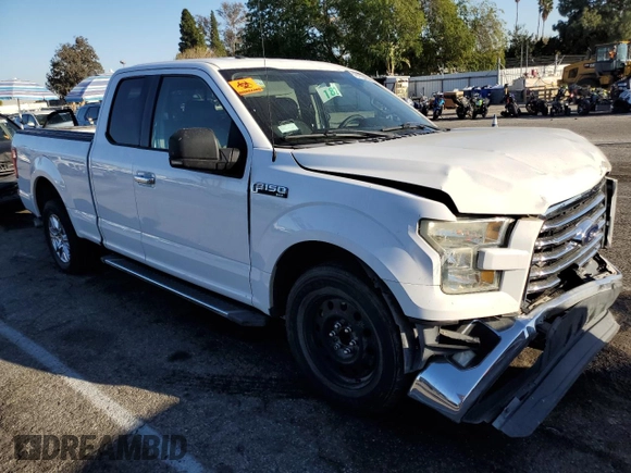 2015 Ford F-150 XL with VIN 1FTEX1CF3FKF18883, listed as a Copart auction lot 47052425 with 177,823 mi miles and Salvage Title. Bid and sale history available at carsss.com. Image 4.