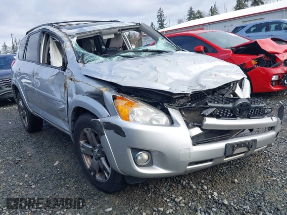 2012 Toyota RAV4 Sport with VIN JTMRK4DVXC5108180, listed as a IAAI auction lot 41604842 with 1 mi miles. Bid and sale history available at carsss.com. Image 1.