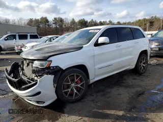 2016 Jeep Grand Cherokee SRT with VIN 1C4RJFDJ5GC373750, listed as a Copart auction lot 45198675 with 100,609 mi miles and Salvage title. Bid and sale history available at DreamBid. Image 1.
