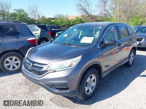 2015 Honda CR-V LX with VIN 2HKRM3H31FH557779, listed as a IAAI auction lot 42098299 with 211,683 mi miles and . Bid and sale history available at carsss.com. Image 6.