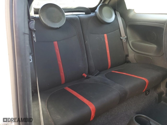 2017 FIAT 500 Abarth with VIN 3C3CFFJH1HT659226, listed as a Copart auction lot 76132424 with NaN miles and Salvage Title. Bid and sale history available at carsss.com. Image 10.