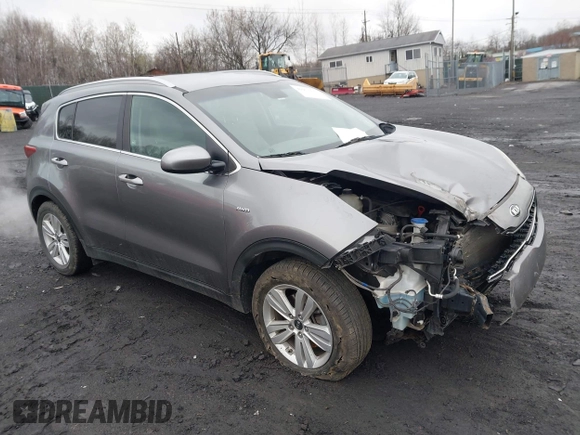 2017 Kia Sportage LX with VIN KNDPMCAC2H7238741, listed as a IAAI auction lot 41973333 with 64,714 mi miles and . Bid and sale history available at carsss.com. Image 1.