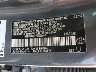 2018 Toyota C-HR XLE with VIN NMTKHMBX7JR000609, listed as a Copart auction lot 61997655 with 100,062 mi miles and Salvage title. Bid and sale history available at DreamBid. Image 14.