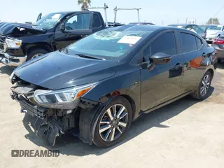 2021 Nissan Versa SV with VIN 3N1CN8EVXML891492, listed as a IAAI auction lot 42484002 with 65,607 mi miles and . Bid and sale history available at DreamBid. Image 17.