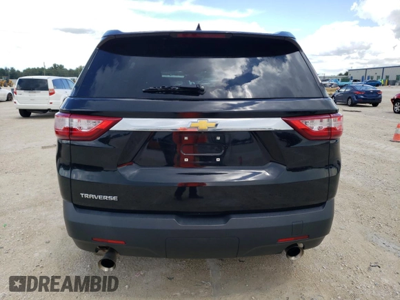 2018 Chevrolet Traverse LS with VIN 1GNERFKW8JJ136279, listed as a Copart auction lot 69132134 with 138,504 mi miles and Non Repairable. Bid and sale history available at carsss.com. Image 6.