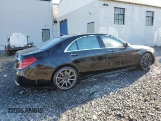 2019 Mercedes-Benz S 560 with VIN WDDUG8GB9KA423150, listed as a Copart auction lot 77655104 with 55,299 mi miles and Salvage Title. Bid and sale history available at DreamBid. Image 3.