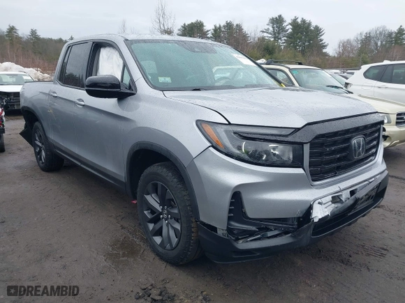 2021 Honda Ridgeline Sport with VIN 5FPYK3F10MB002683, listed as a IAAI auction lot 41695195 with 48,289 mi miles. Bid and sale history available at carsss.com. Image 1.