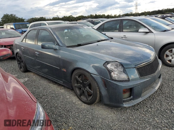 2005 Cadillac CTS-V z VIN 1G6DN56S450184362, wystawiony jako Copart lot #73889694 z przebiegiem Nie podano mil oraz Szkoda całkowita • Salvage title. Historia ofert i sprzedaży dostępna na DreamBid. Obrazek 4.