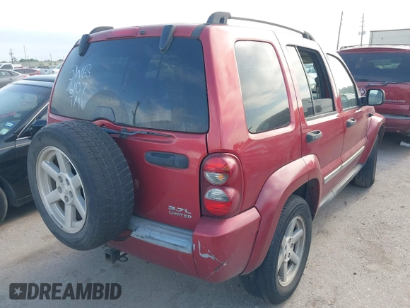 2005 Jeep Liberty Limited with VIN 1J4GK58K15W686107, listed as a IAAI auction lot 42015682 with 153,494 mi miles. Bid and sale history available at carsss.com. Image 4.
