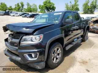 2015 Chevrolet Colorado 4WD Z71 with VIN 1GCGTCE3XF1121986, listed as a Copart auction lot 55939004 with 158,629 mi miles and Salvage Title. Bid and sale history available at carsss.com. Image 1.
