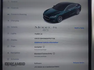 2013 Tesla Model S z VIN 5YJSA1DN2DFP07738, wystawiony jako IAAI lot #42433771 z przebiegiem 71 606 mil mil oraz . Historia ofert i sprzedaży dostępna na DreamBid. Obrazek 15.
