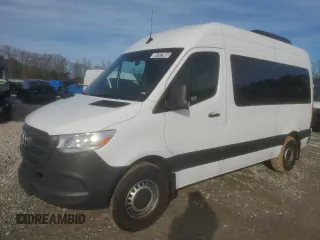 2024 Mercedes-Benz Sprinter Passenger with VIN W1Z4KFHY6RP735148, listed as a Copart auction lot 88707965 with 6,911 mi miles and Clean Title. Bid and sale history available at carsss.com. Image 1.