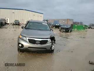 2012 Kia Sorento LX with VIN 5XYKTCA66CG270725, listed as a Copart auction lot 46607405 with Not Provided miles and Non Repairable. Bid and sale history available at DreamBid. Image 14.