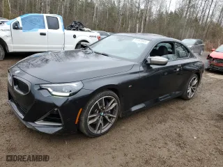 2022 BMW 2 Series M240i xDrive with VIN 3MW53CM00N8C76942, listed as a Copart auction lot 81163064 with 30,376 mi miles and Salvage Title. Bid and sale history available at carsss.com. Image 1.