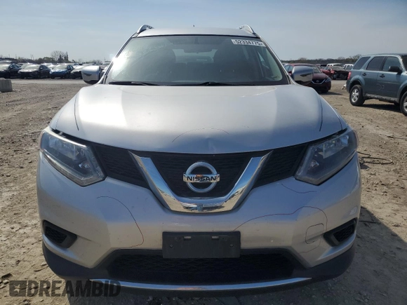 2016 Nissan Rogue SV with VIN KNMAT2MV2GP678098, listed as a Copart auction lot 52334775 with 114,663 mi miles and Salvage Title. Bid and sale history available at DreamBid. Image 5.