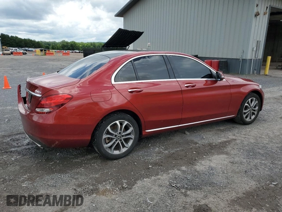 2017 Mercedes-Benz C 300 with VIN 55SWF4KB3HU217567, listed as a Copart auction lot 61574015 with 97,664 mi miles and Salvage title. Bid and sale history available at DreamBid. Image 3.