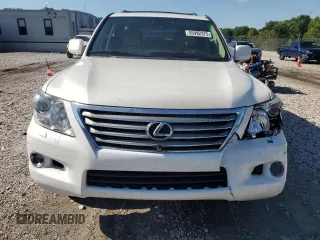 2011 Lexus LX 570 with VIN JTJHY7AX7B4077618, listed as a Copart auction lot 55992375 with 178,696 mi miles and Clean title. Bid and sale history available at DreamBid. Image 5.