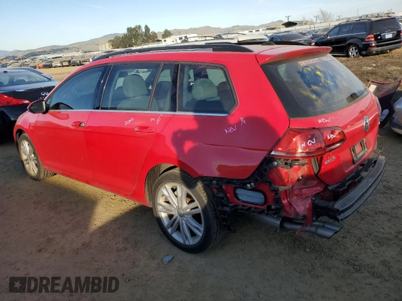 2015 Volkswagen Golf SportWagen TDI S with VIN 3VWFA7AU1FM512984, listed as a Copart auction lot 87753325 with 70,006 mi miles and Salvage Title. Bid and sale history available at carsss.com. Image 2.