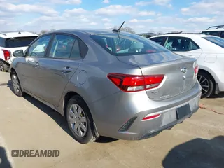 2021 Kia Rio LX with VIN 3KPA24AD0ME395043, listed as a IAAI auction lot 41420234 with 29,068 mi miles. Bid and sale history available at carsss.com. Image 3.
