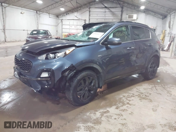 2020 Kia Sportage S with VIN KNDP6CAC1L7689940, listed as a IAAI auction lot 41816073 with 63,878 mi miles. Bid and sale history available at carsss.com. Image 17.