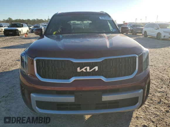 2024 Kia Telluride EX with VIN 5XYP34GC5RG482310, listed as a Copart auction lot 87464404 with 15,146 mi miles and Salvage Title. Bid and sale history available at DreamBid. Image 5.