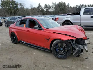 2016 BMW M3 with VIN WBS8M9C55G5G41723, listed as a Copart auction lot 47812325 with 62,290 mi miles and Salvage Title. Bid and sale history available at carsss.com. Image 4.
