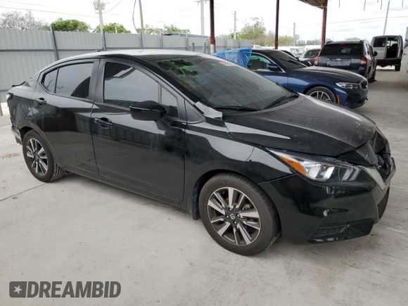 2022 Nissan Versa SV z VIN 3N1CN8EVXNL827454, wystawiony jako Copart lot #59693745 z przebiegiem 50 467 mil mil oraz Nie do naprawy • Non repairable. Historia ofert i sprzedaży dostępna na DreamBid. Obrazek 4.