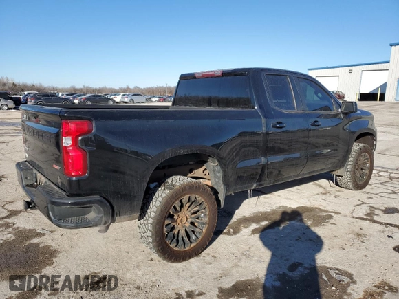 2019 Chevrolet Silverado 1500 RST with VIN 1GCRWDED0KZ231326, listed as a Copart auction lot 45497815 with 97,960 mi miles and Salvage Title. Bid and sale history available at carsss.com. Image 3.