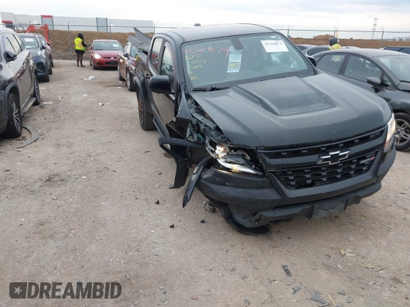 2018 Chevrolet Colorado 4WD ZR2 with VIN 1GCGTEENXJ1164617, listed as a IAAI auction lot 41354074 with 61,155 mi miles. Bid and sale history available at carsss.com. Image 1.