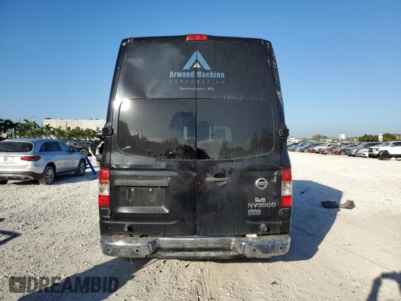 2013 Nissan NV SV with VIN 1N6AF0LYXDN112265, listed as a Copart auction lot 44192615 with 333,144 mi miles and Salvage Title. Bid and sale history available at carsss.com. Image 6.