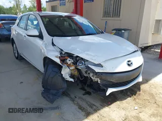 2013 Mazda 3 i Touring with VIN JM1BL1L76D1823157, listed as a IAAI auction lot 42488593 with 166,793 mi miles and . Bid and sale history available at DreamBid. Image 1.