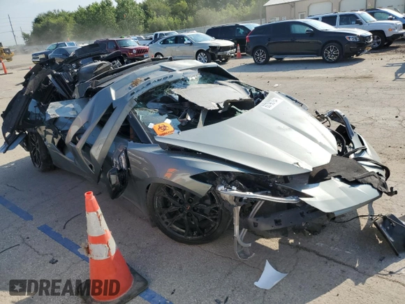 2024 Chevrolet Corvette 2LT with VIN 1G1YB3D45R5122700, listed as a Copart auction lot 63790764 with Not provided miles and Non repairable. Bid and sale history available at DreamBid. Image 4.
