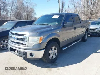 2013 Ford F-150 XL with VIN 1FTFW1ET8DFB54895, listed as a IAAI auction lot 41767116 with 232,291 mi miles. Bid and sale history available at carsss.com. Image 2.
