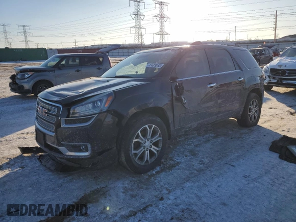2015 GMC Acadia SLT with VIN 1GKKVRKD5FJ345840, listed as a Copart auction lot 45683865 with Not Provided miles and Salvage Title. Bid and sale history available at carsss.com. Image 1.