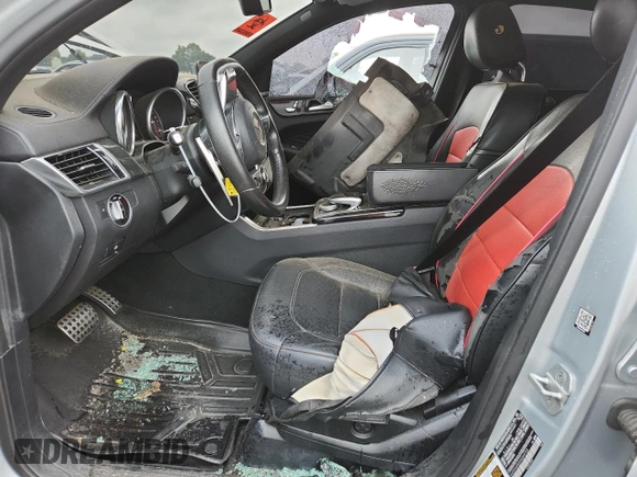 2017 Mercedes-Benz GLE 43 AMG with VIN 4JGED6EB3HA064705, listed as a Copart auction lot 61675435 with Not provided miles and Salvage title. Bid and sale history available at DreamBid. Image 7.