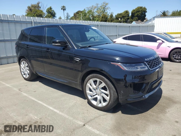 2019 Land Rover Range Rover Sport HSE with VIN SALWR2RV9KA840875, listed as a Copart auction lot 58078275 with 59,988 mi miles and Salvage title. Bid and sale history available at DreamBid. Image 4.