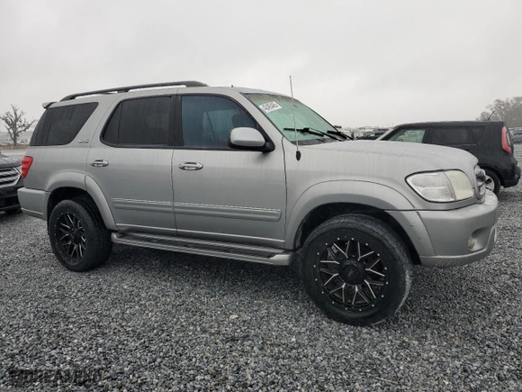2001 Toyota Sequoia SR5 with VIN 5TDZT34A01S024249, listed as a Copart auction lot 42493465 with 174,587 mi miles and Salvage Title. Bid and sale history available at carsss.com. Image 4.