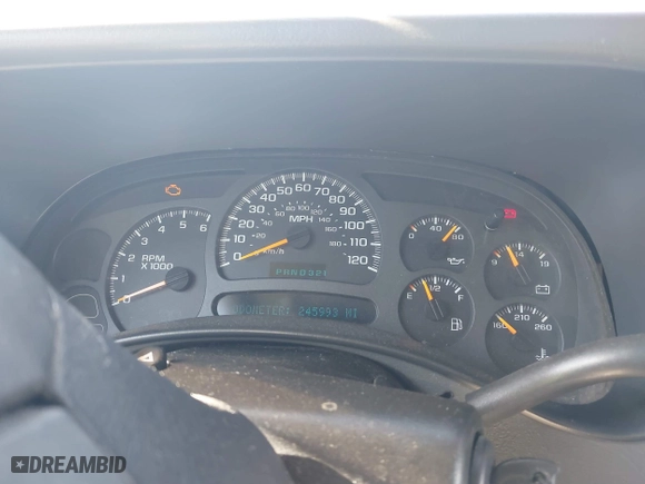 2003 Chevrolet Silverado 1500 LS with VIN 2GCEC19V631320403, listed as a IAAI auction lot 41441413 with 245,993 mi miles. Bid and sale history available at carsss.com. Image 7.