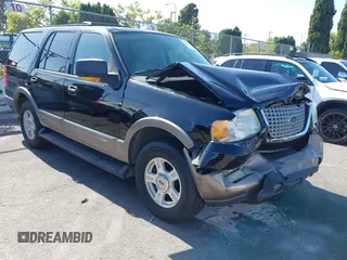 2003 Ford Expedition Eddie Bauer with VIN 1FMRU17W33LB53059, listed as a IAAI auction lot 42543187 with 137,824 mi miles and . Bid and sale history available at DreamBid. Image 1.