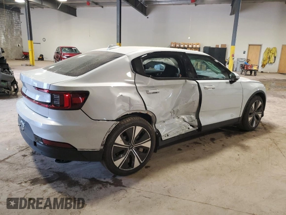 2023 Polestar 2 z VIN YSMED3KA9PL133354, wystawiony jako Copart lot #55441685 z przebiegiem 52 560 mil mil oraz Czysty tytuł • Clean title. Historia ofert i sprzedaży dostępna na DreamBid. Obrazek 3.