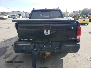 2017 Honda Ridgeline Black Edition with VIN 5FPYK3F83HB015057, listed as a Copart auction lot 49968565 with 107,317 mi miles and Salvage title. Bid and sale history available at DreamBid. Image 6.