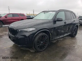 2024 BMW X5 sDrive40i with VIN 5UX13EU07R9U04052, listed as a Copart auction lot 44215095 with 22,655 mi miles and Salvage Title. Bid and sale history available at carsss.com. Image 1.