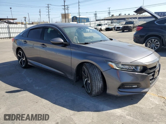 2019 Honda Accord Sport with VIN 1HGCV2F31KA006187, listed as a Copart auction lot 57323625 with 108,562 mi miles and Salvage title. Bid and sale history available at DreamBid. Image 4.