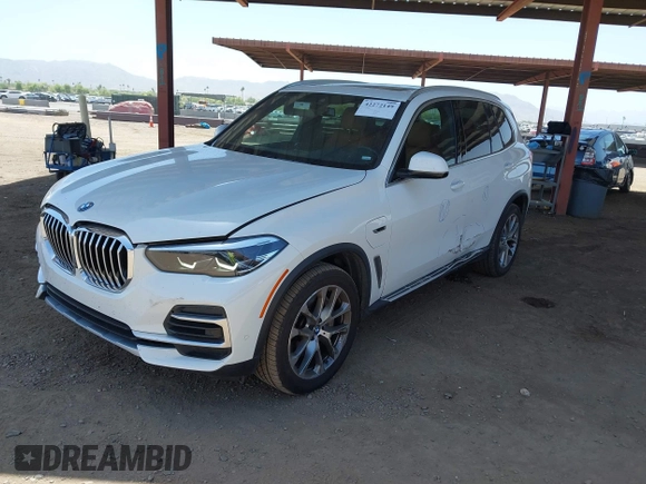 2023 BMW X5 xDrive45e z VIN 5UXTA6C08P9P19395, wystawiony jako IAAI lot #42272149 z przebiegiem 3 281 mil mil oraz . Historia ofert i sprzedaży dostępna na DreamBid. Obrazek 2.